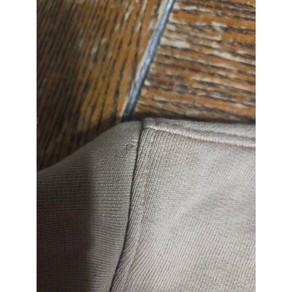 Frank & Eileen Patrick Popover Henley Triple Fleece Top In Camel Sz XL - Picture 3 of 7